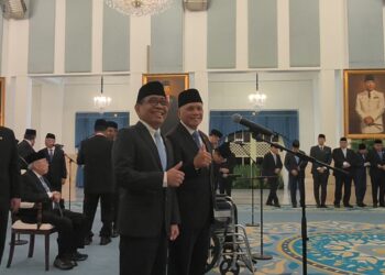 Suasana pelantikan jajaran Dewan Pertimbangan Presiden di Istana Negara