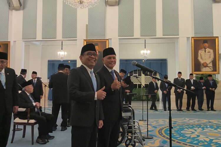 Suasana pelantikan jajaran Dewan Pertimbangan Presiden di Istana Negara