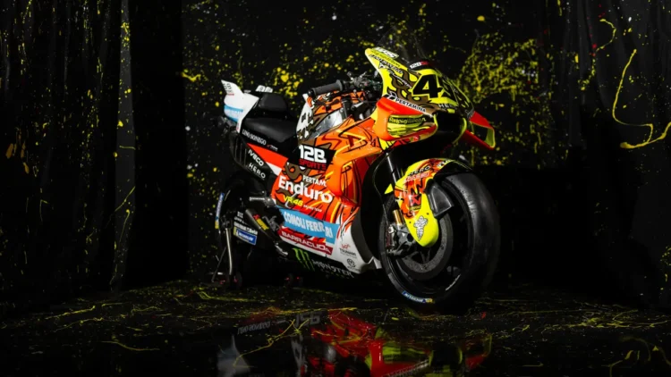 Motor Pertamina Enduro VR46 dengan livery khusus Garuda untuk MotoGP Mandalika 2026