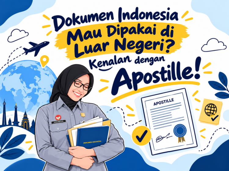 Dokumen Indonesia Mau Dipakai di Luar Negeri? Kenali Layanan Apostille!
