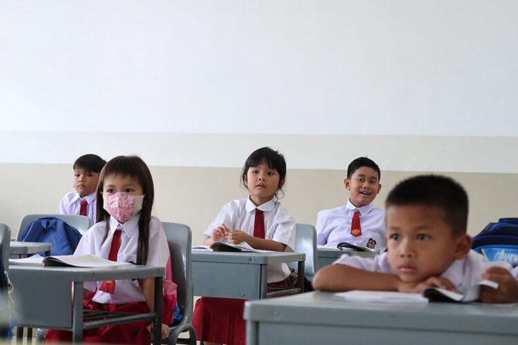 Ilustrasi anak Sekolah Dasar.(WIKIMEDIA COMMONS/MASTER EDUKASI)