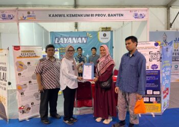 UMKM Makin Terlindungi! Kanwil Kemenkum Banten Hadirkan Layanan Hukum di Jawara UMKM 2026