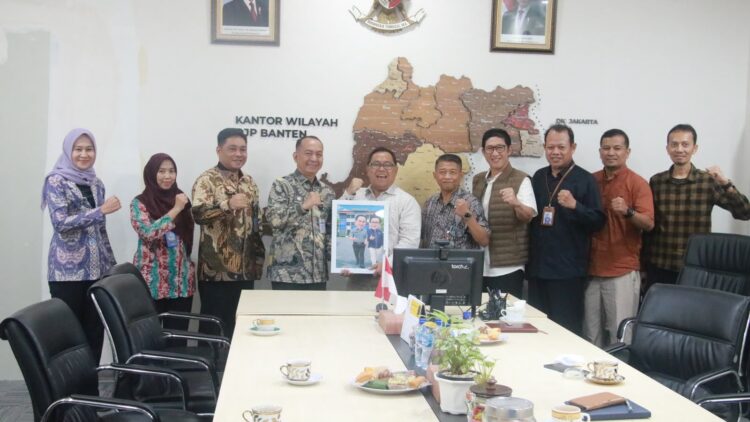 Kakanwil Kemenkum Banten Perkuat Kolaborasi dengan DJP Banten