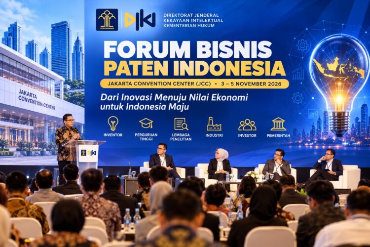 Forum Bisnis Paten Indonesia 2026 Hadir, Dorong Inovasi Lokal Tembus Pasar Global