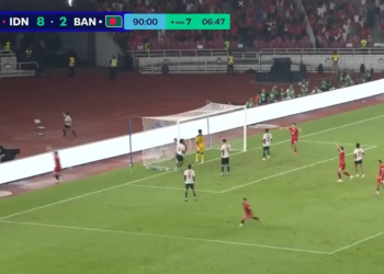Pertandingan Indonesia melawan Bangladesh di FIFA ASEAN Cup 2026