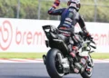Pembalap Aprilia di lintasan MotoGP Jepang 2026