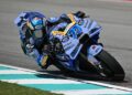 Alex Marquez mengendarai motor Ducati Gresini bernomor 73 di lintasan