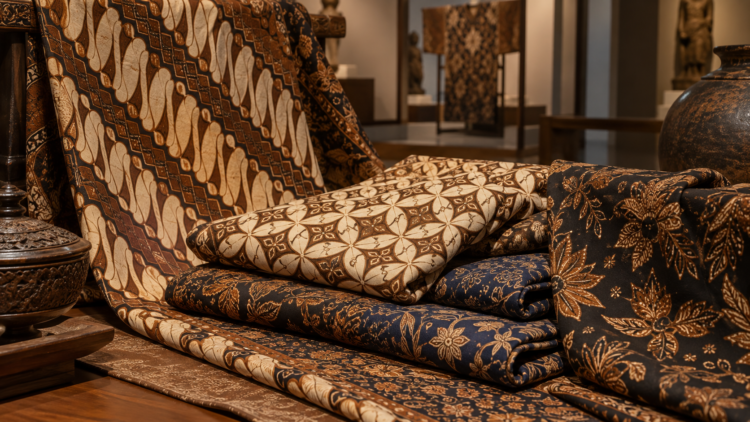 Ilustrasi kain batik untuk artikel Museum Batik Yogyakarta