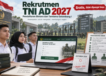 Ilustrasi rekrutmen TNI AD 2027 untuk Bintara dan Tamtama