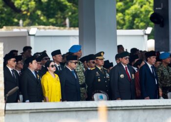 Puan Maharani menghadiri upacara HUT ke-81 TNI di Mabes TNI