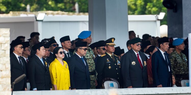 Puan Maharani menghadiri upacara HUT ke-81 TNI di Mabes TNI
