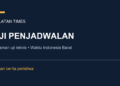 Grafik Bulatan Times bertuliskan Uji Penjadwalan