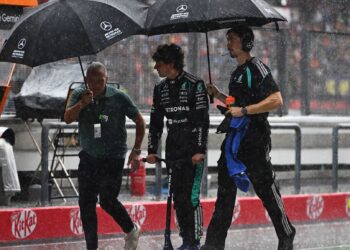 Hujan mengguyur Sepang menjelang GP Bahrain 2026