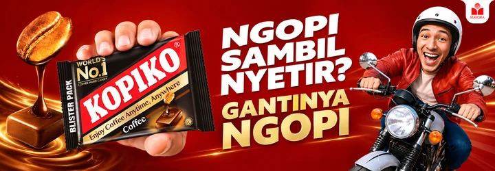 Iklan Kopiko: Ngopi sambil nyetir? Gantinya ngopi.